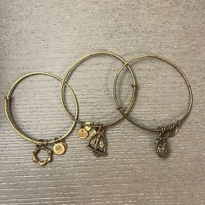 Three Alex & Ani Bracelets